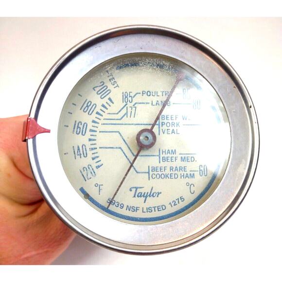 Vintage Taylor Stainless Steel 5939 Thermometer Probe USA Made Meat Roast - Picture 7 of 7
